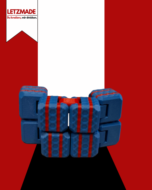 3D Fidget-Cube – Stress-Relief & Spillspaass