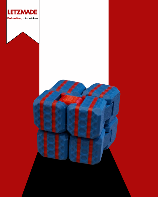 3D Fidget-Cube – Stress-Relief & Spillspaass